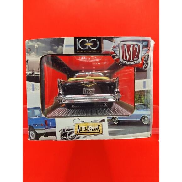1957 Chevy Bel Air Convertible M2 Premium Edition 100 Years On Chevrolet 1/24 - Picture 6 of 11